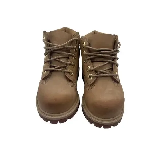 Timberland Premium 6in Waterproof Beige Nubuck Boots Toddler 7 - Picture 2 of 8